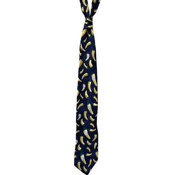 Tabasco Fun and Casual Neck Tie Size 59" in Yellow, Blue, and Red - Picture 1 of 4